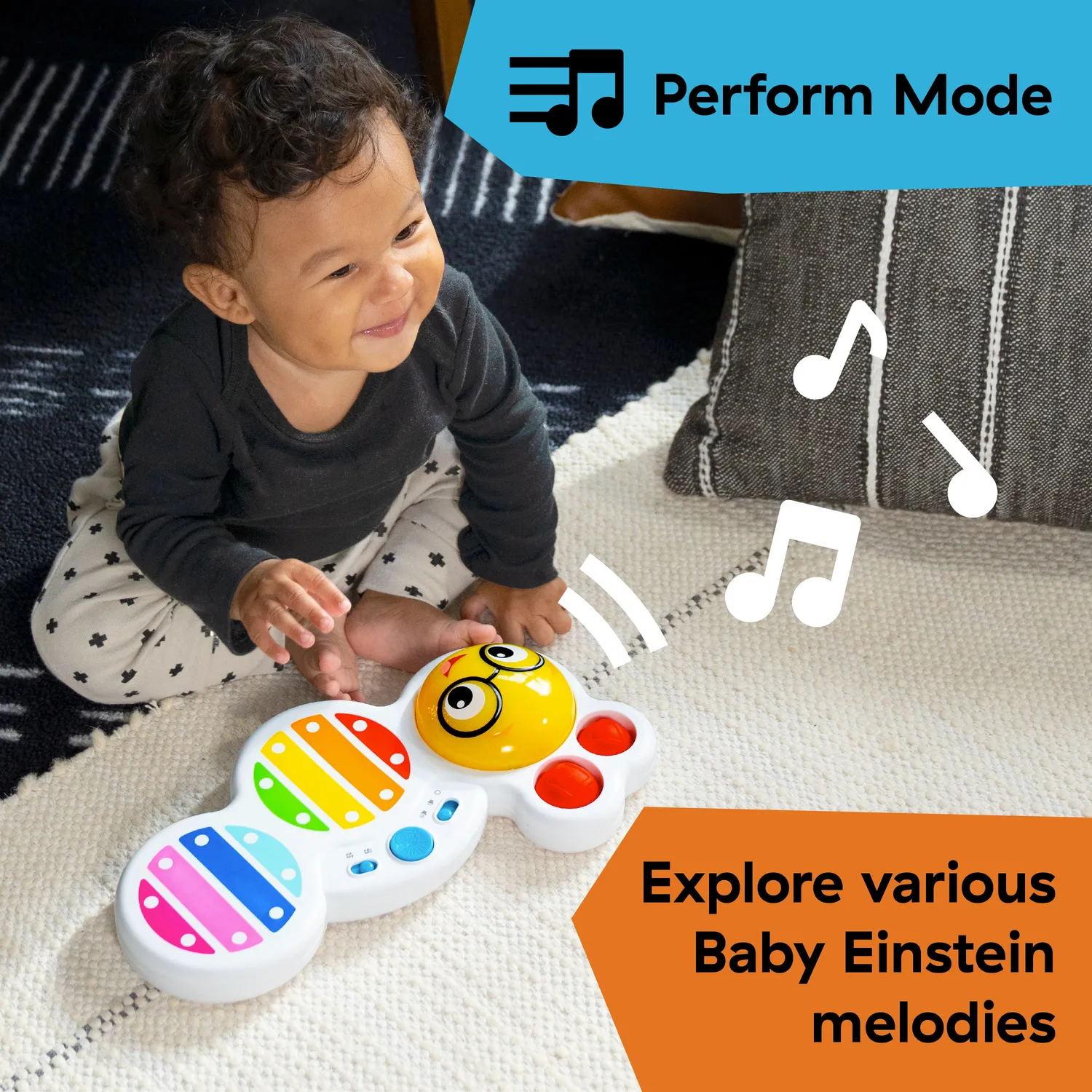 Baby Einstein Cals Curious Keys Xylophon 8 Tasten Musik