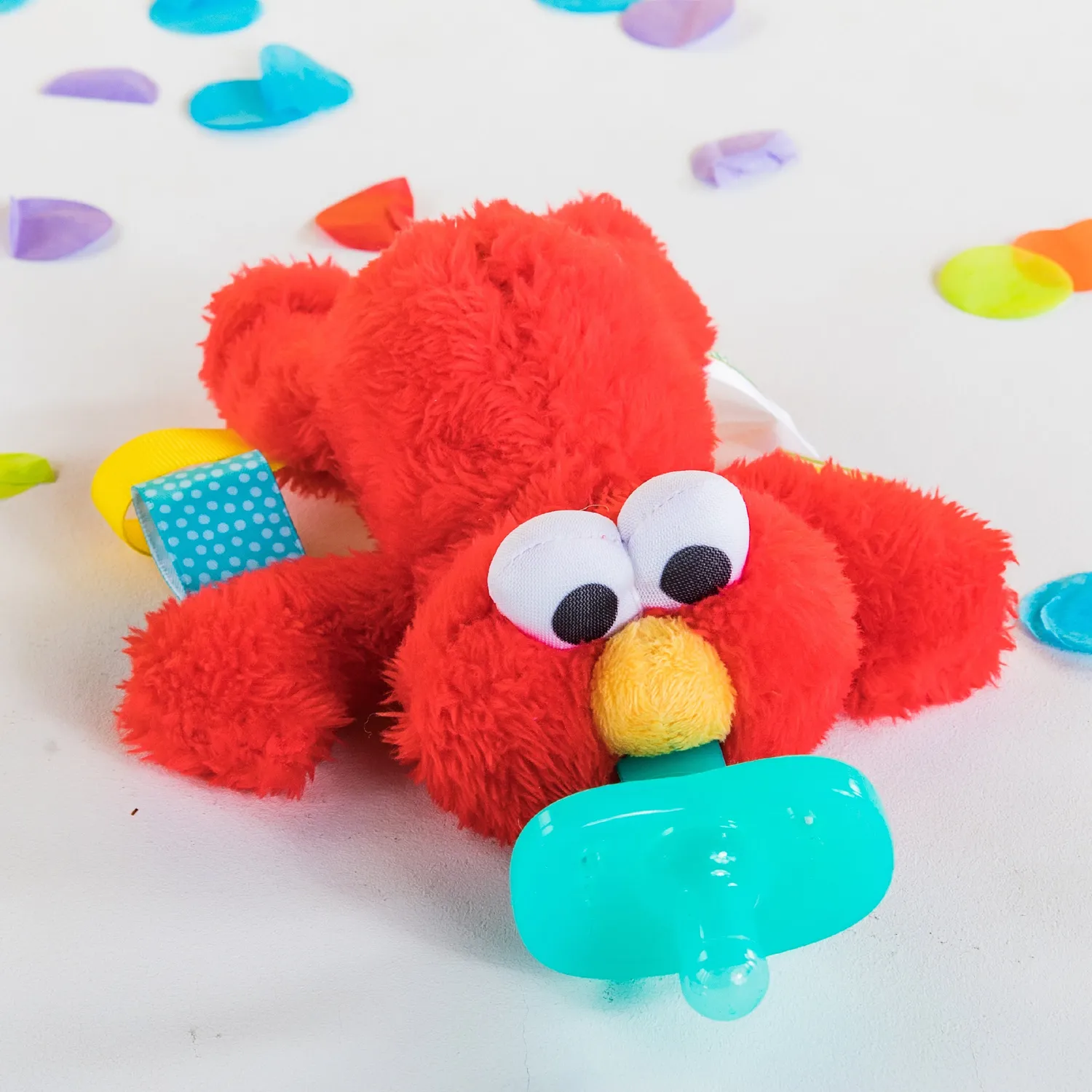 Sesame Street Cozy Coo Elmo Schnuller mit Plüsch BPA-frei