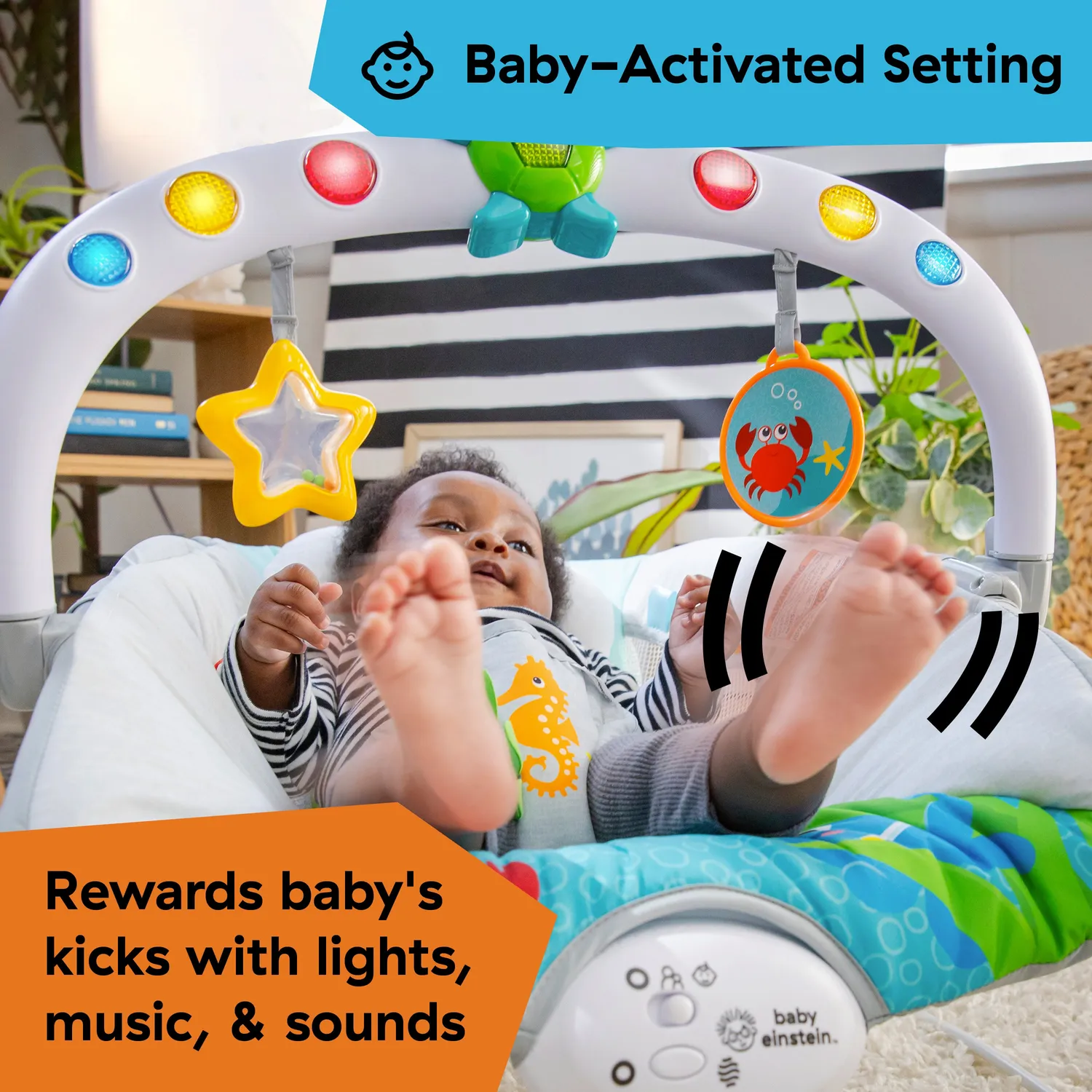 Baby Einstein Ocean Explorers Kick to it Neptune Musikwippe