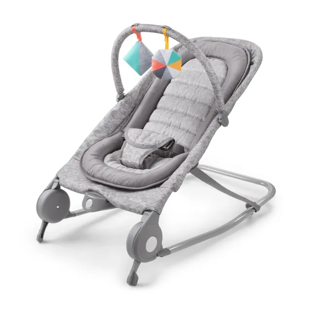 Summer 2-in-1 Bouncer Rocker Duo Babywippe Hellgrau Tweed