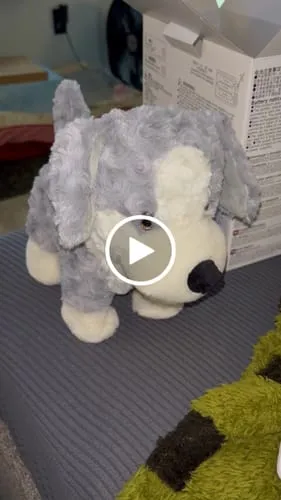 TUMAMA Border Collie Kuscheltier läuft singt interaktiv