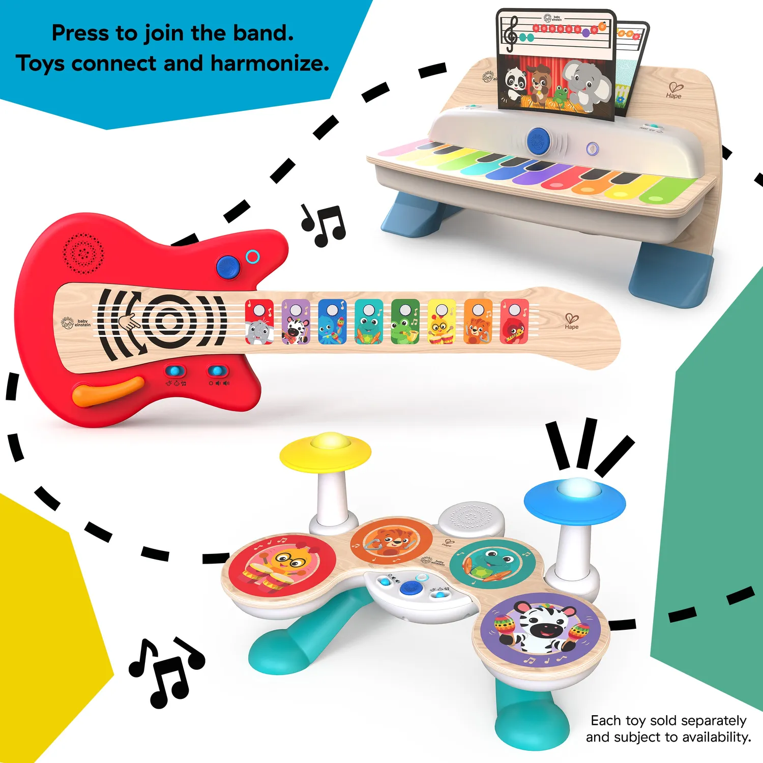 Baby Einstein Together in Tune Magic Touch Gitarre Holz WLAN 12M+