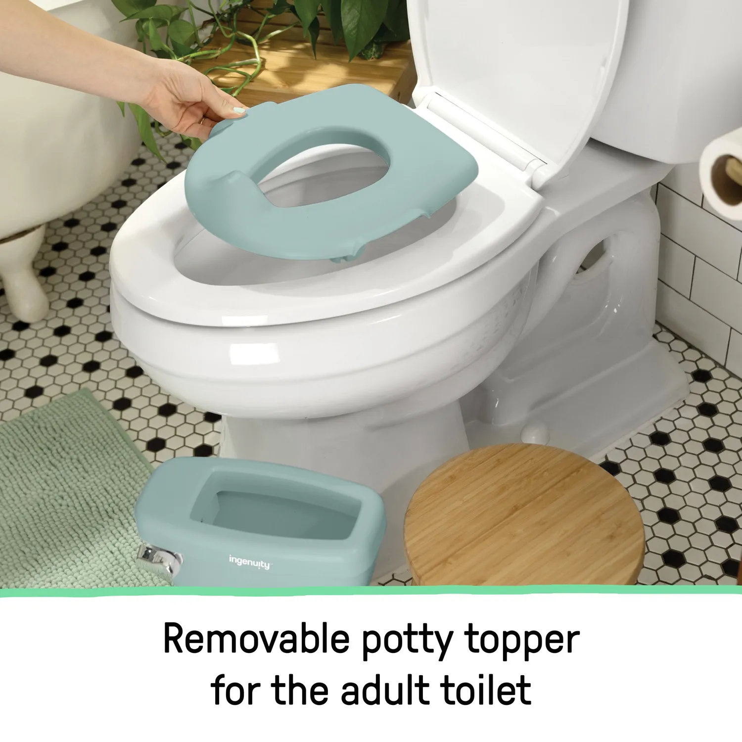 Ingenuity My Size Potty Pro Töpfchen Grün mit Spülsound
