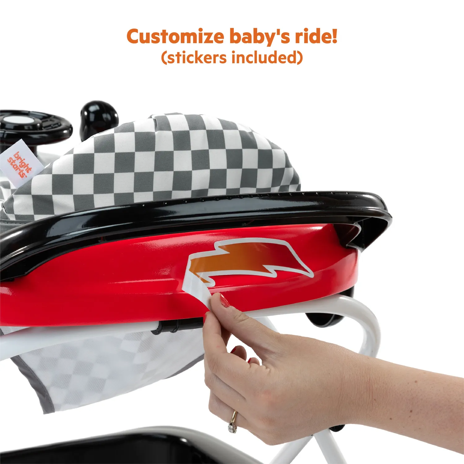 Bright Starts Little Speedster Red Racer Lauflernwagen 3in1