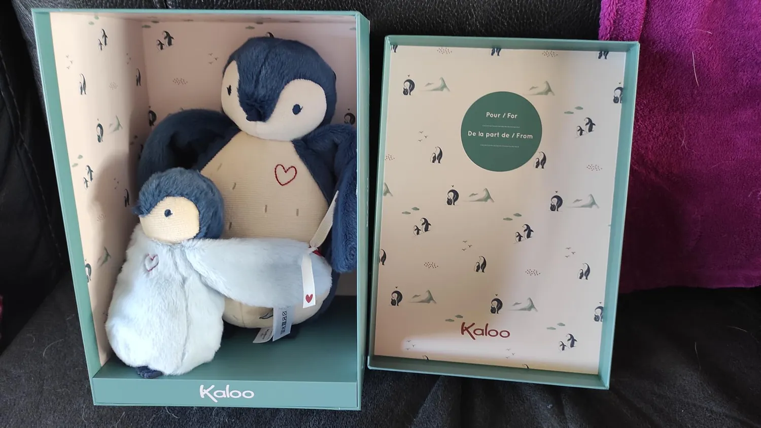 Kaloo Complices Pinguine K212004 Kuscheltier rosa 15/25 cm