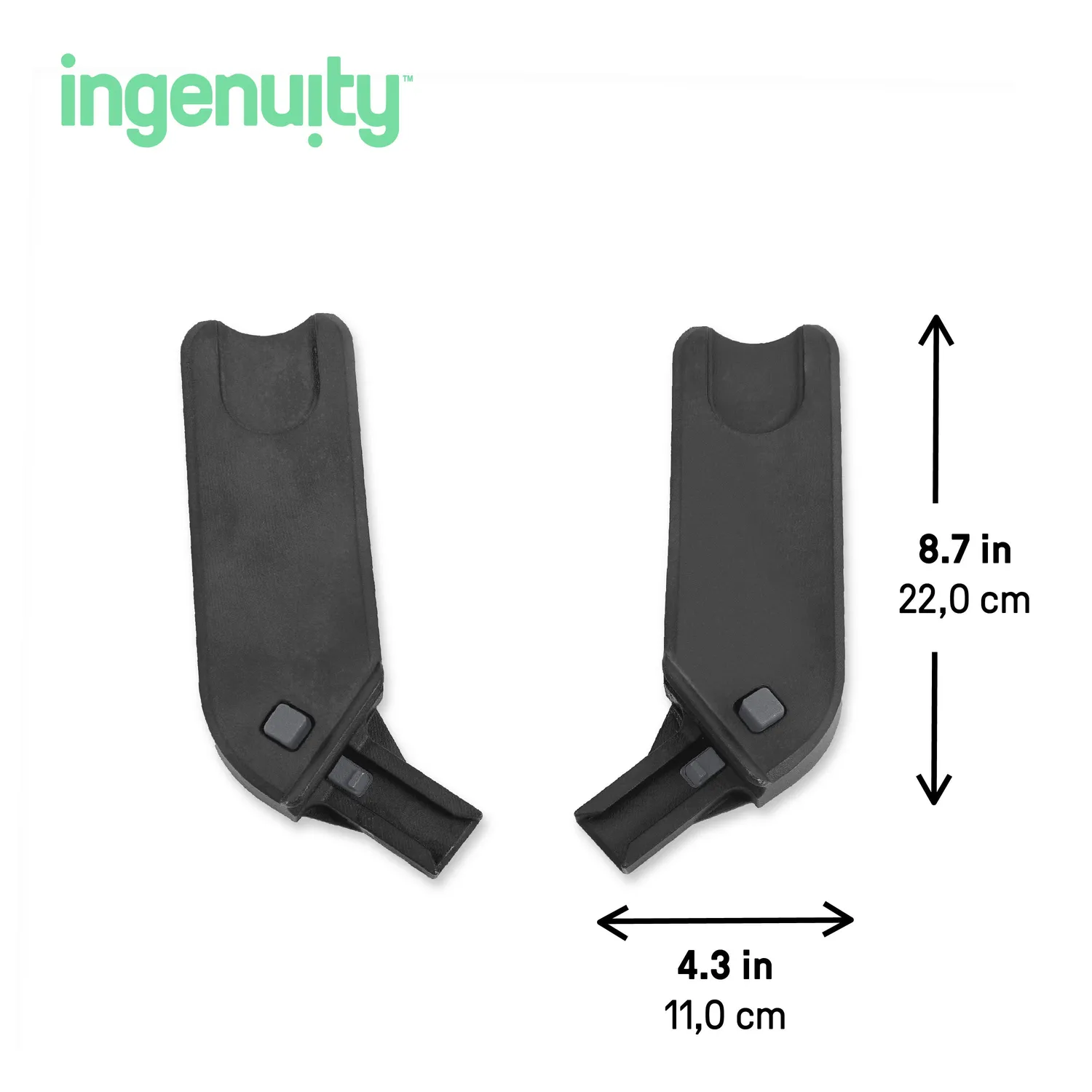 Ingenuity 3D Quickclose Autositz-Adapter 1 Paar