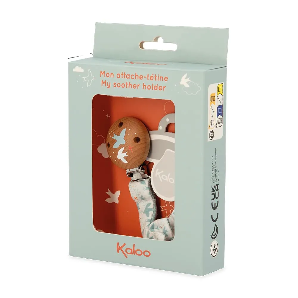 Kaloo K'Doux Schnullerkette Taube 16,5 cm Baumwolle