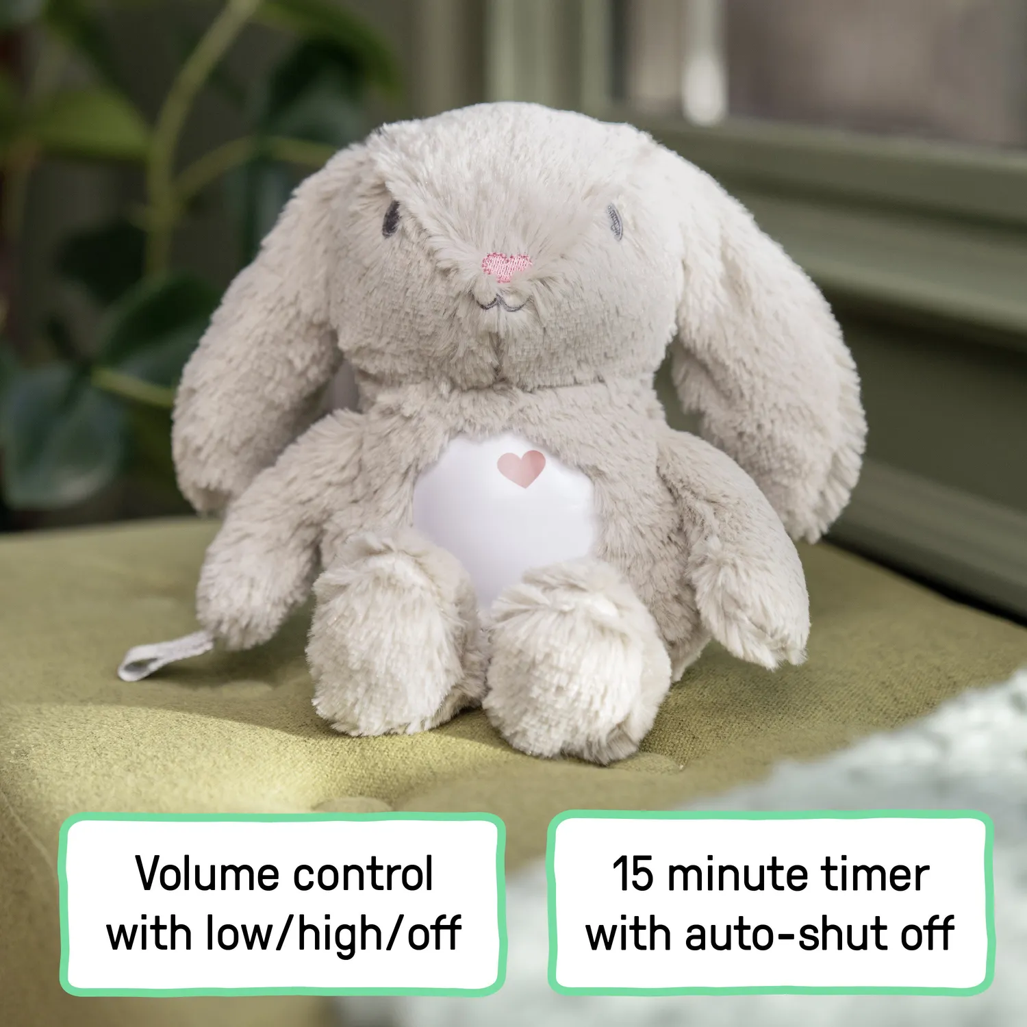 Ingenuity Sylvi Cuddle Pal Daytime Einschlafhilfe Hase