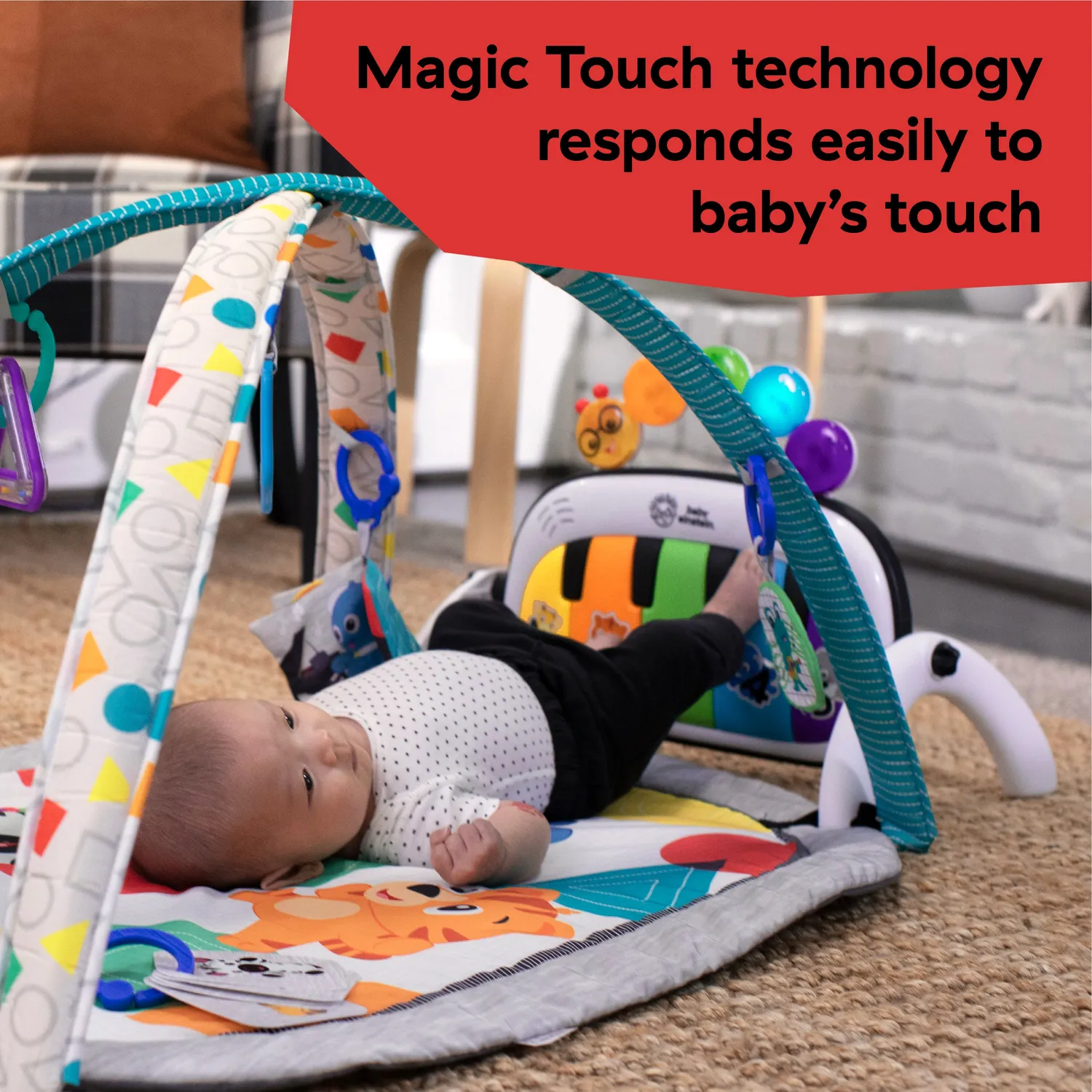 Baby Einstein 4-in-1 Kickin Tunes Spielbogen mit Piano 0-36 M.