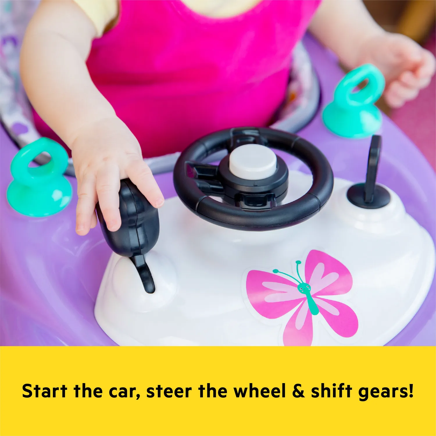 Bright Starts Little Speedster 3-in-1 Lauflernhilfe Purple Power
