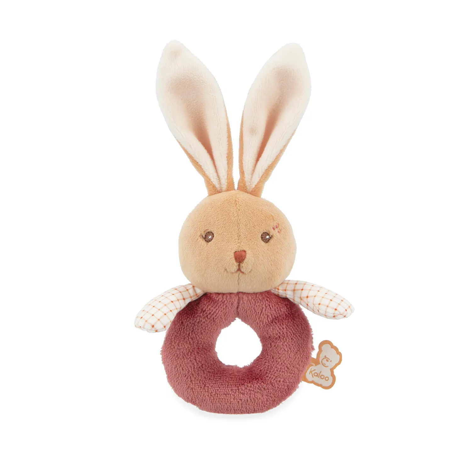 Kaloo Stimuli Rasselbär Greifling grün 12,5 cm mit Glocke