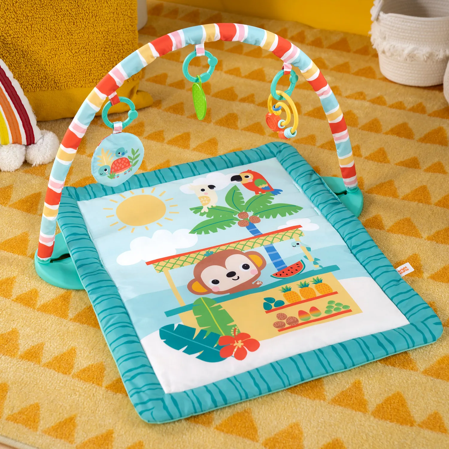 Bright Starts Tiki Toy Bar Spielmatte mit Spielbogen