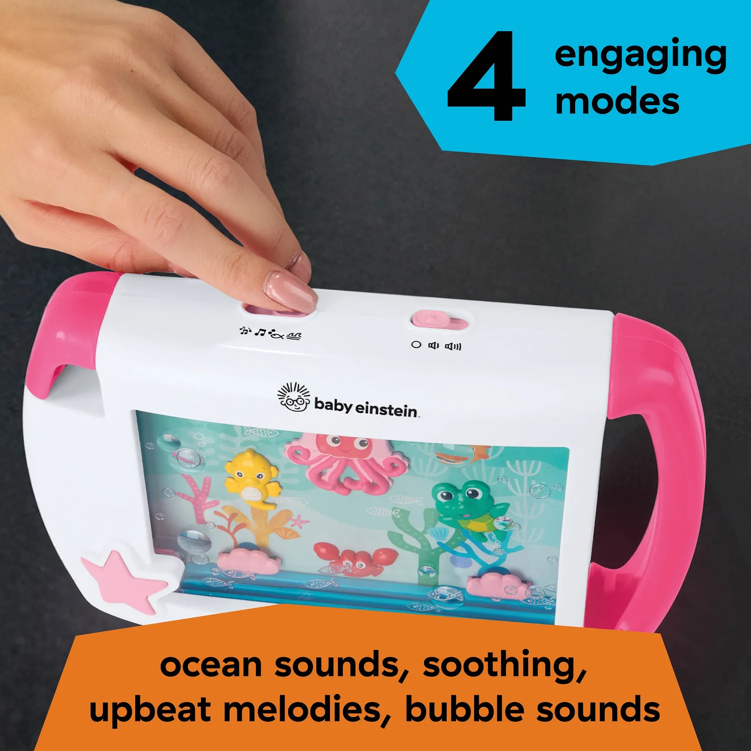 Baby Einstein Sea Dreams Soother On-the-Go Rosa Musik