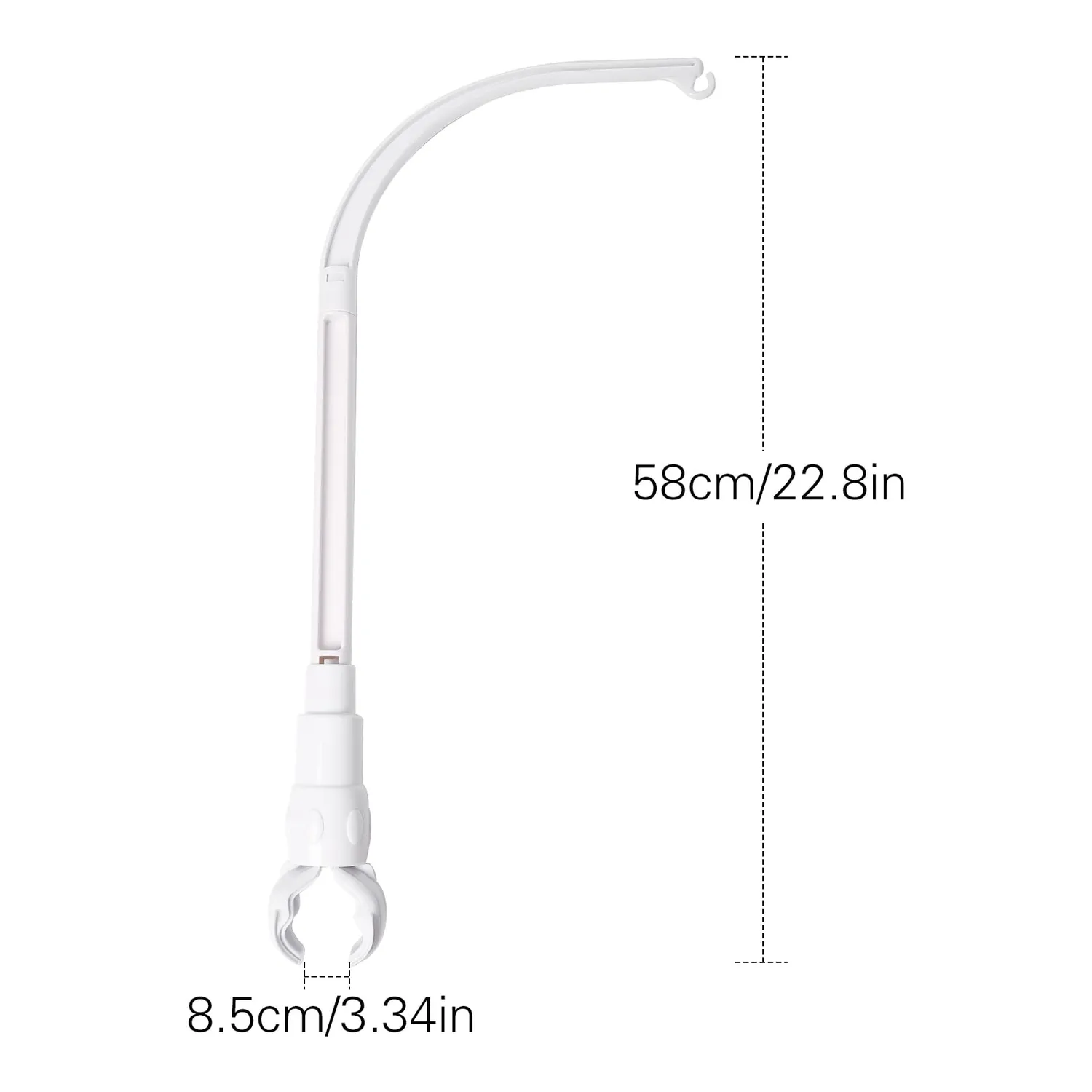 let's make Mobile Halterung 58 cm Set 1 weiß
