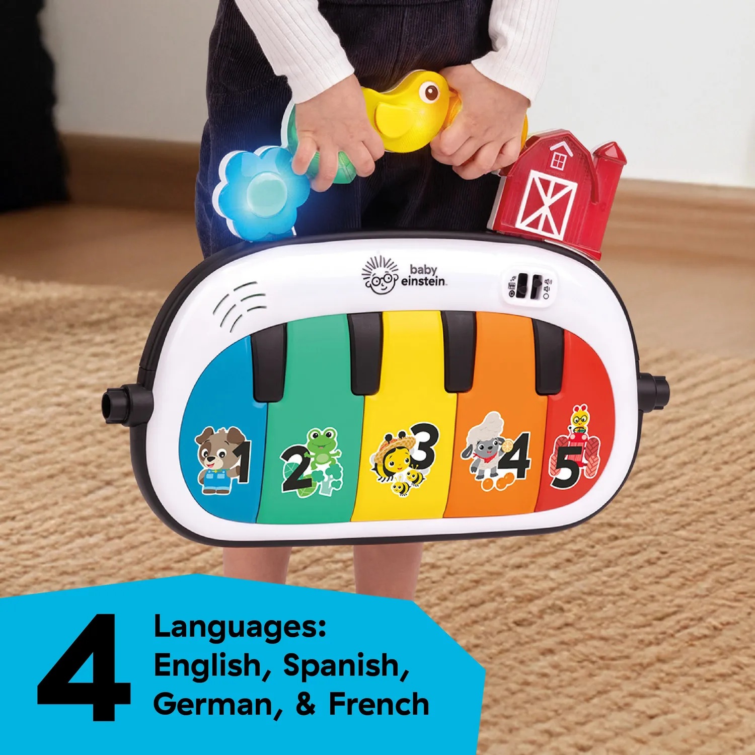 Baby Einstein Farm Explorers Spieldecke mit Piano