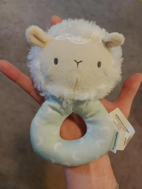 Ingenuity Sheppy the Sheep Ringrassel Plüsch sanft