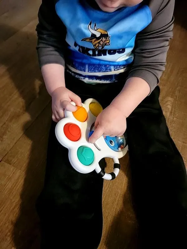 Baby Einstein Octo-Push Bubble Pop Sensorikspielzeug Beissspielzeug 6M+