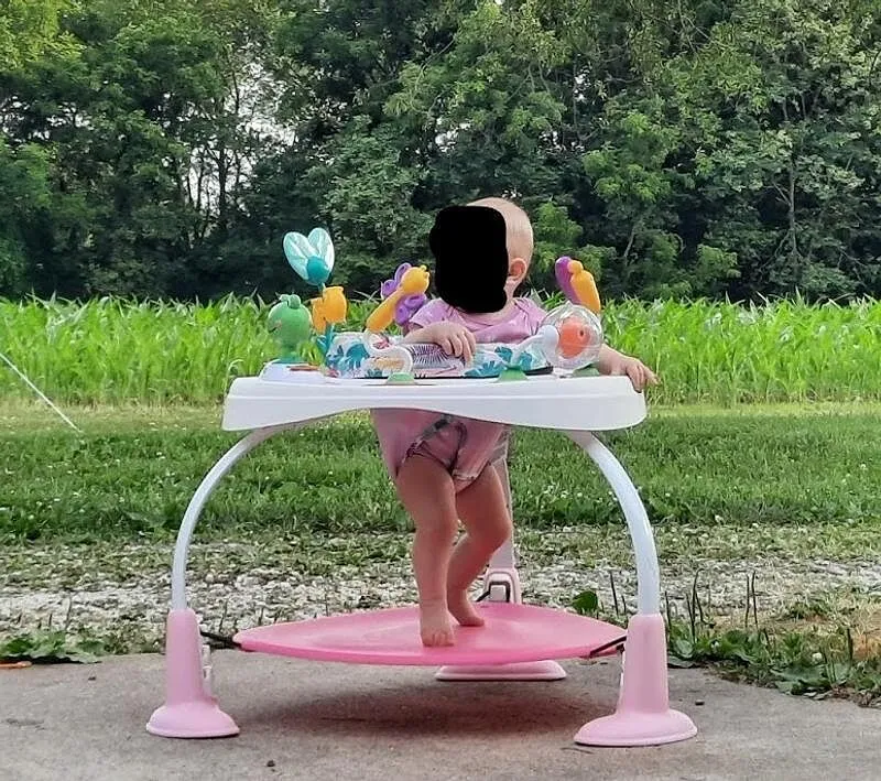 Bright Starts Bounce Bounce Baby Activity-Center Playful Palms