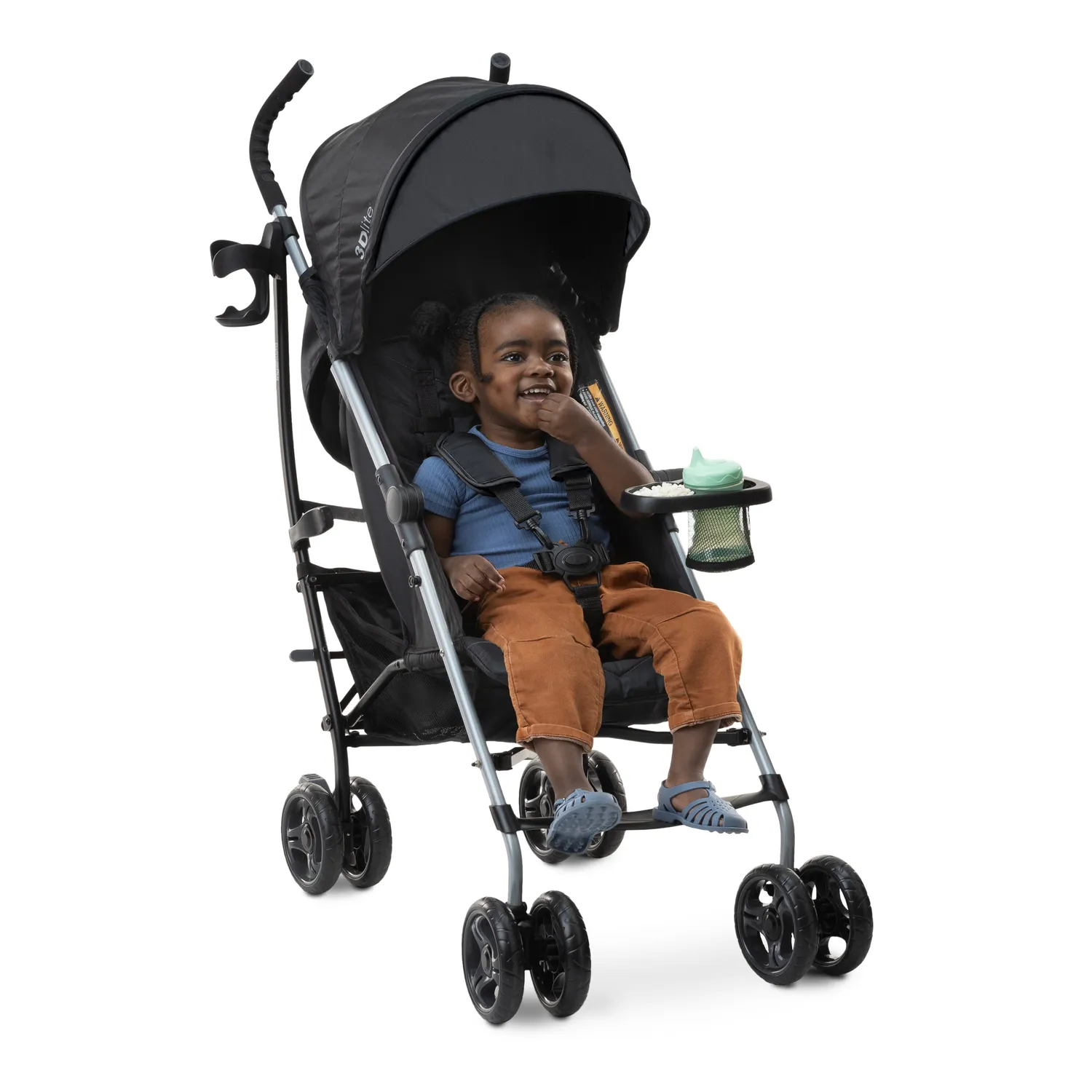 Summer by Ingenuity 3Dlite Buggy schwarz Sonnendach UPF50+