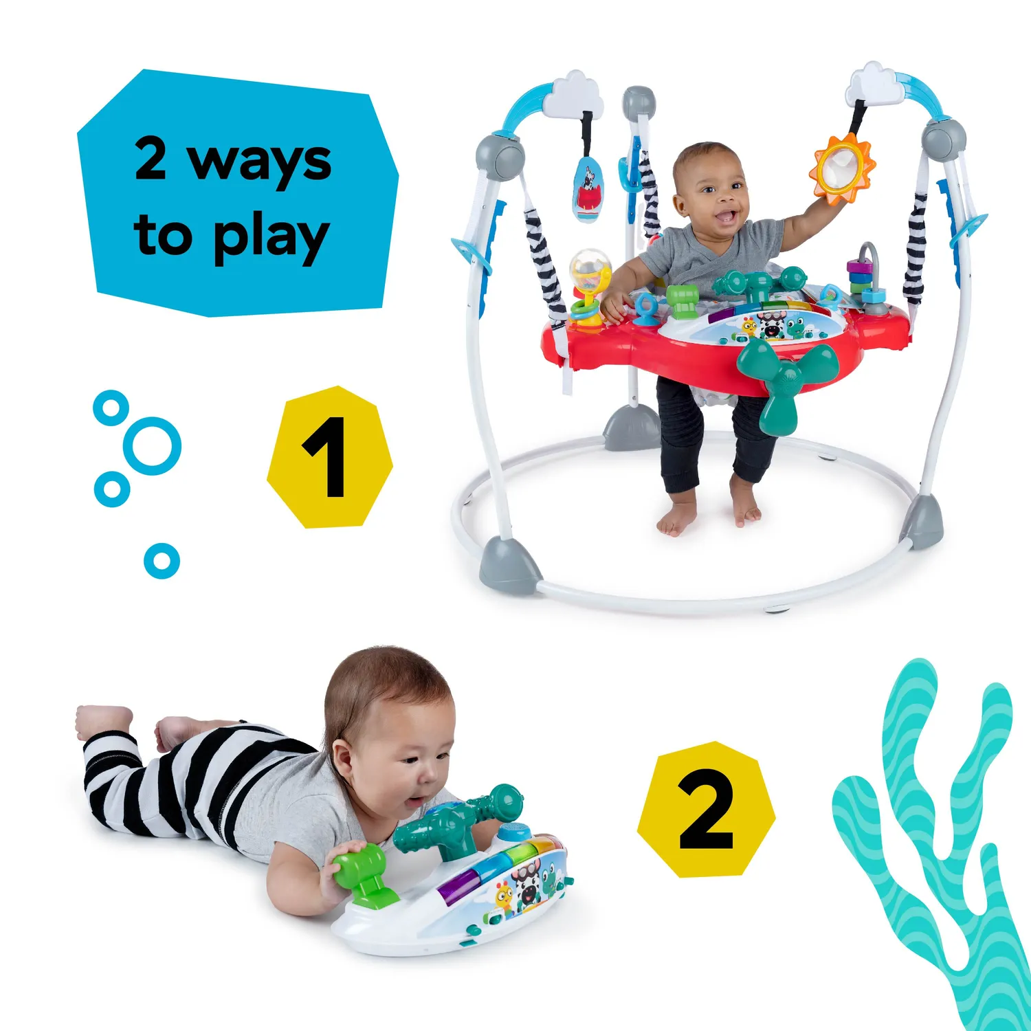 Baby Einstein Ocean Explorers Airplane Adventure Jumper mit Licht