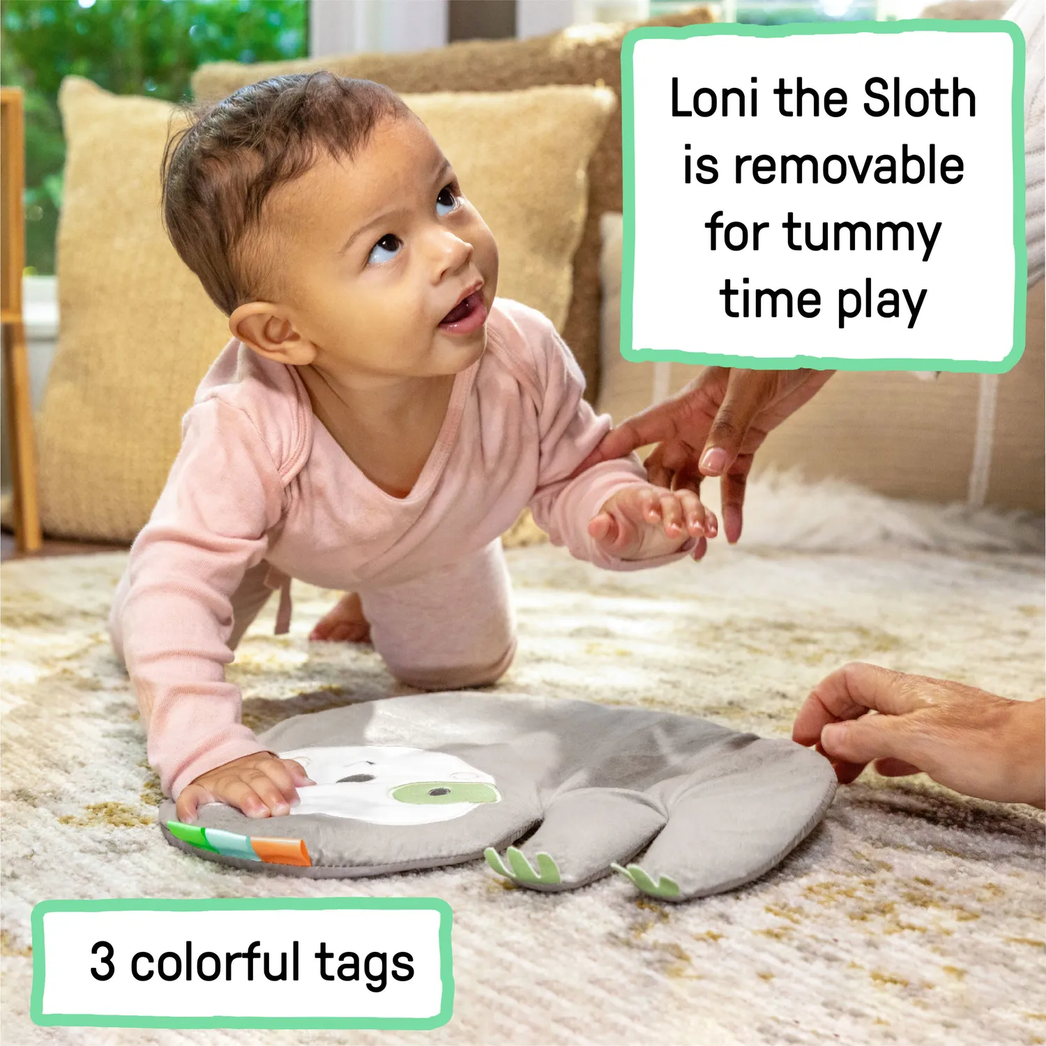 Ingenuity Prop Spot Learn-to-Sit Babysitz Loni