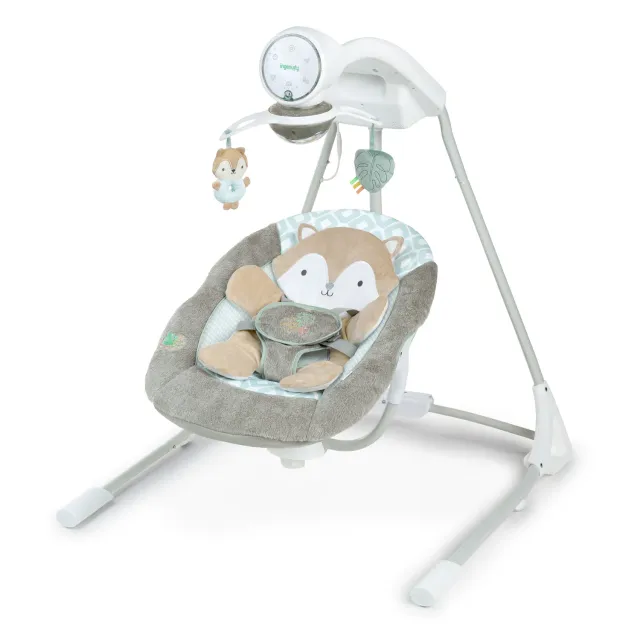 Ingenuity InLighten Babyschaukel Kitt Fuchs mit Mobile