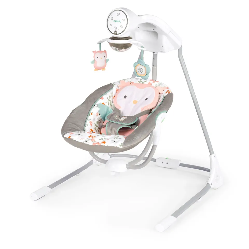 Ingenuity InLighten Nally Babyschaukel Eule
