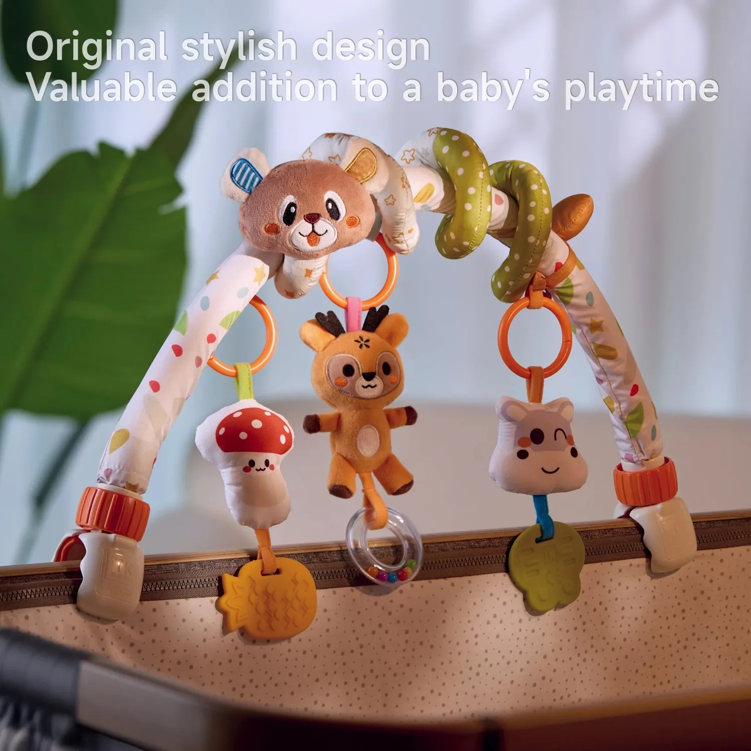 TUMAMA TM337 Spielbogen und Spirale 2in1 Bär Set