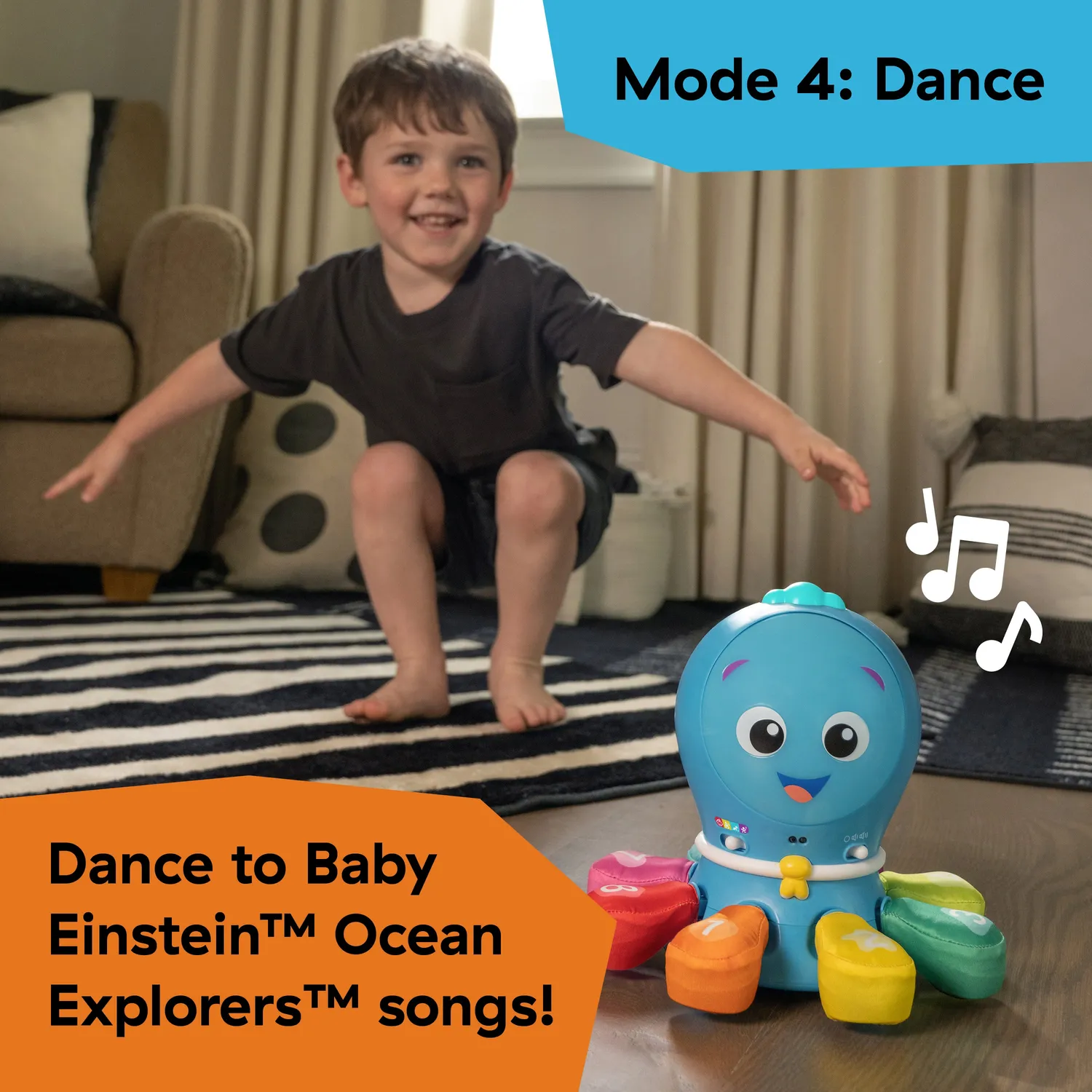 Baby Einstein Ocean Explorers Go Opus Go 4-in-1 Krabbelspielzeug