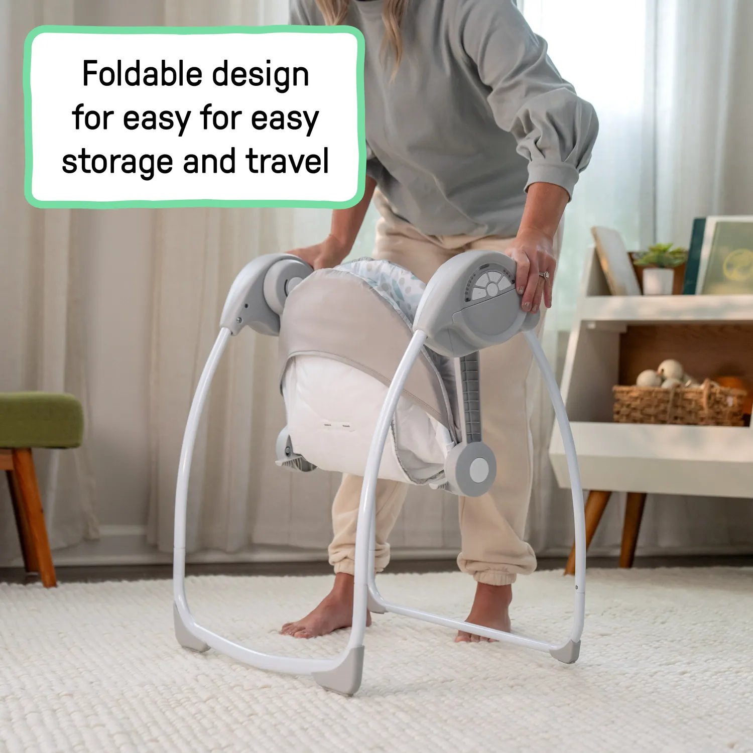 Ingenuity Comfort 2 Go Babyschaukel Endless Bloom faltbar