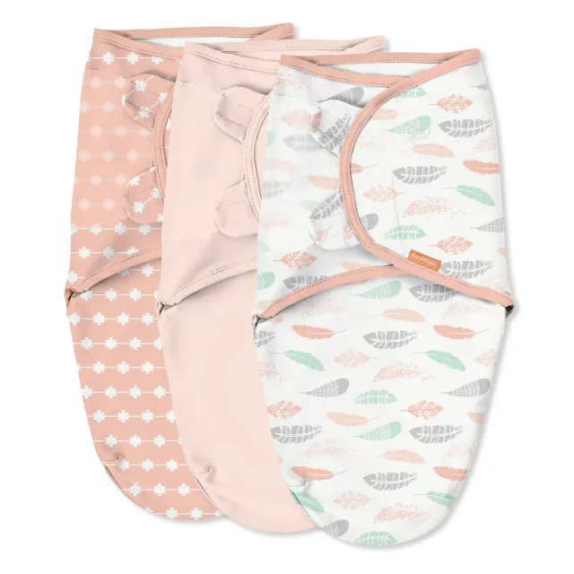 SwaddleMe Original Pucksack 0-3 Monate Coral Days 3er