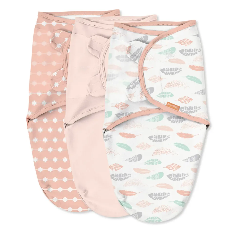 SwaddleMe Original Pucksack 0-3 Monate Coral Days 3er