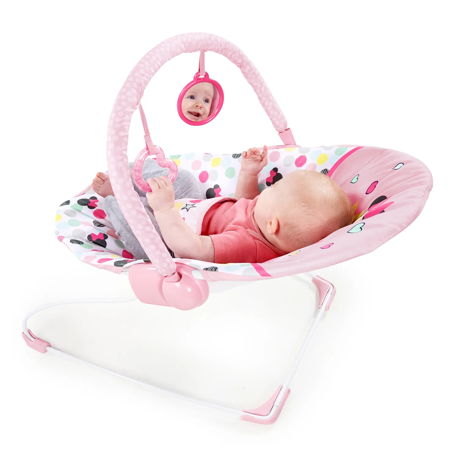 Bright Starts Minnie Mouse Babywippe Spotty Dotty Vibration