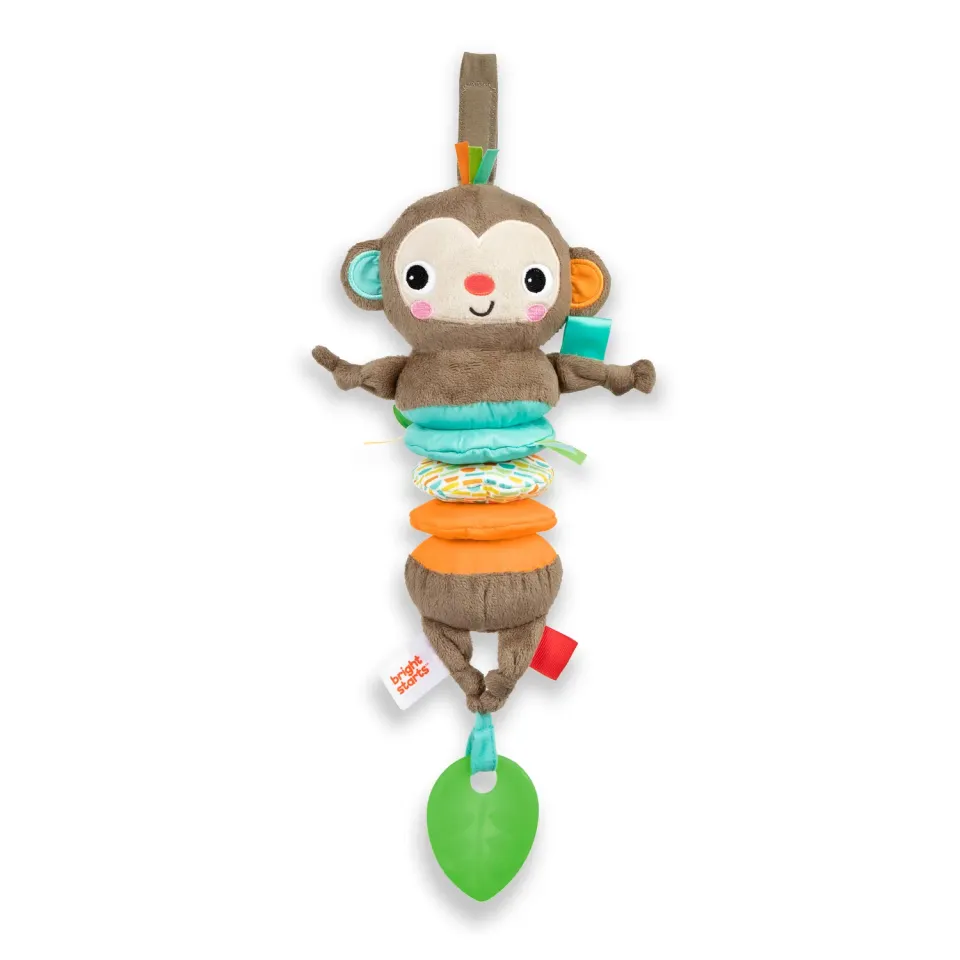 Bright Starts Pull Play Boogie Musikspielzeug Affe Zug