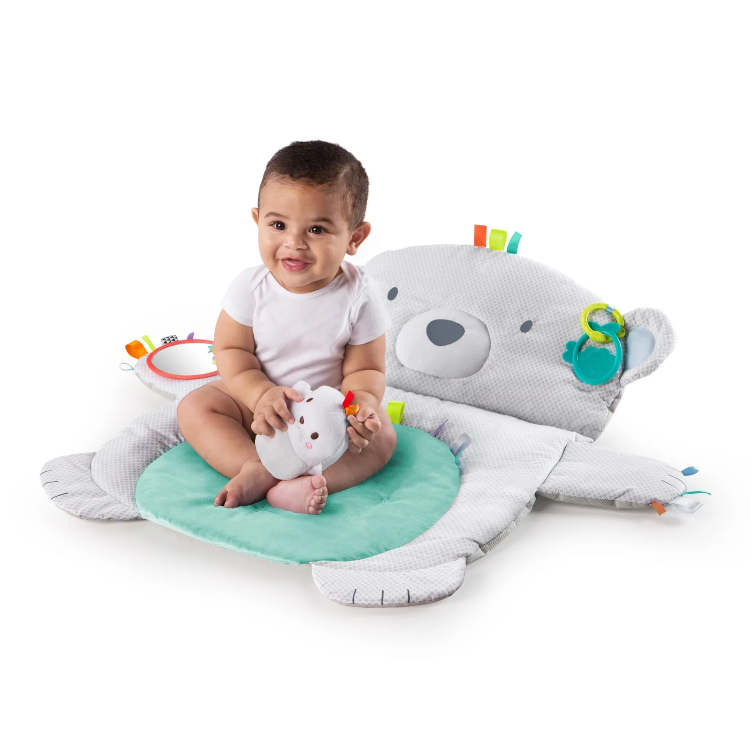 Bright Starts Tummy Time Prop & Play Spielmatte Eisbär