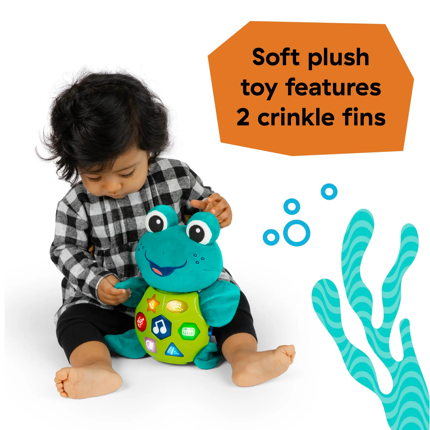 Baby Einstein Ocean Explorers Neptunes Cuddly Composer Plüsch mit Musik