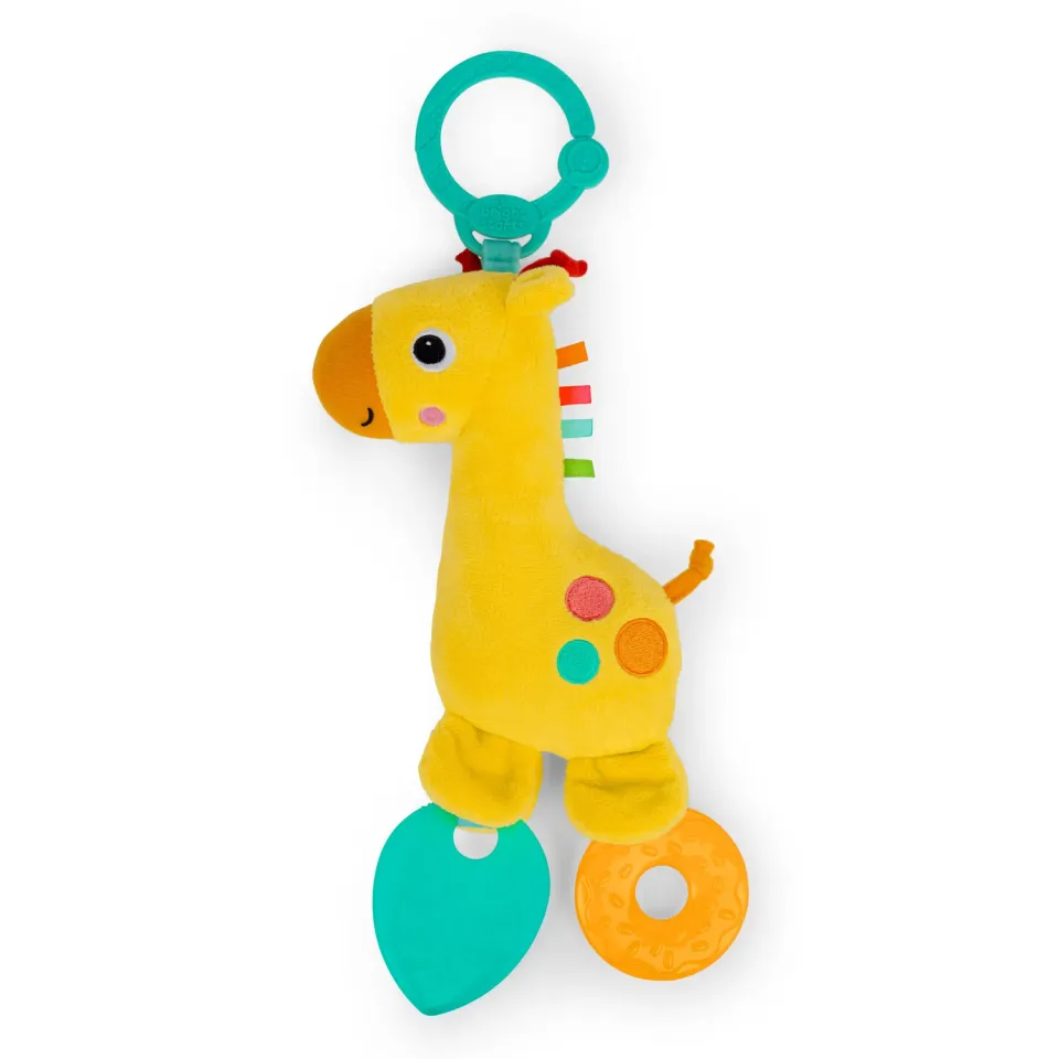 Bright Starts Safari Soother Rassel mit Beißring Giraffe