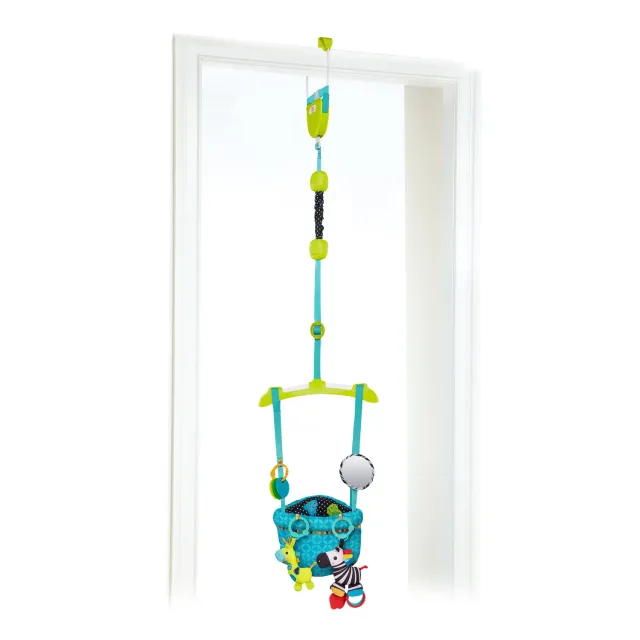 Bright Starts Bounce N Spring Türhopser Deluxe mit Spielzeug