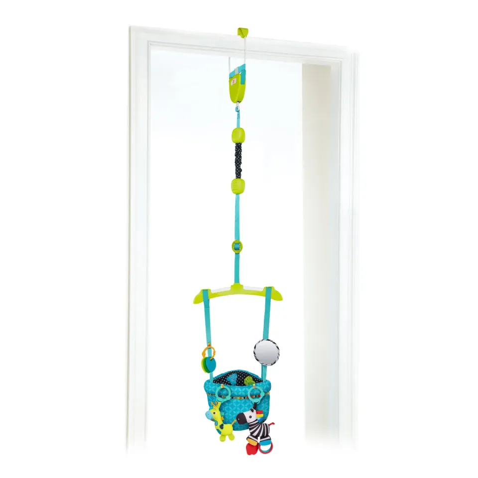 Bright Starts Bounce N Spring Türhopser Deluxe mit Spielzeug