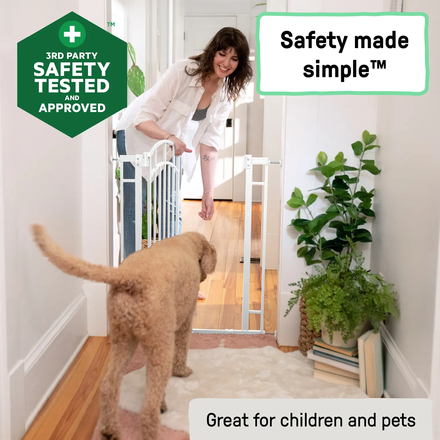 Ingenuity Doorway 48W Baby- und Hundegitter Weiß