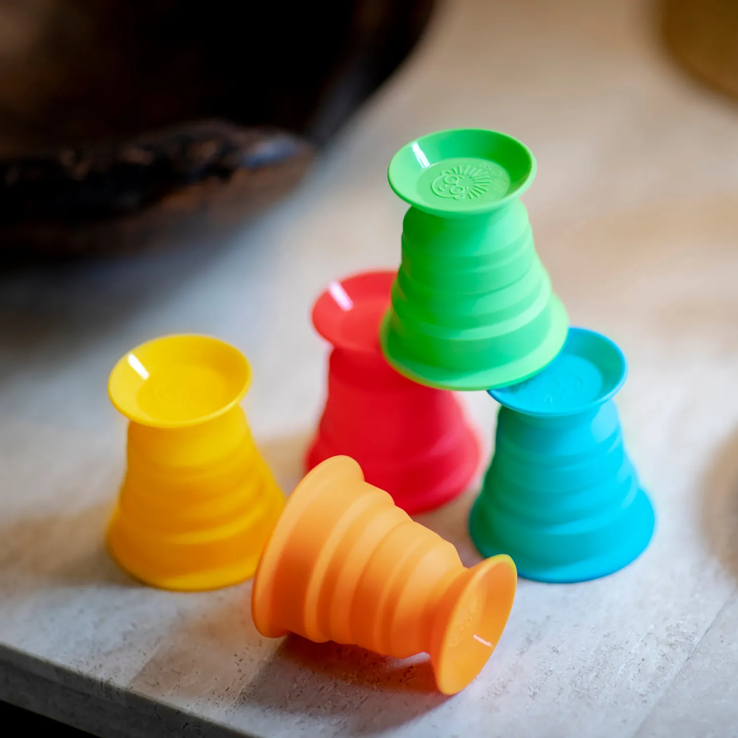 Baby Einstein Stack & Squish Cups Stapelbecher 6tlg BPA-frei