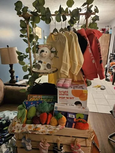 TUMAMA Plüschgemüse Set 7-teilig sensorisch mit Korb
