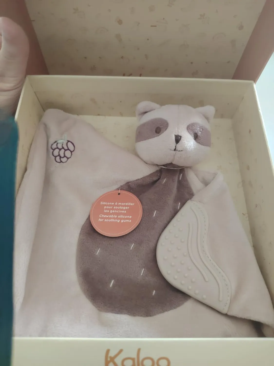 Kaloo Eichhörnchen Babyball 23 cm Beissring