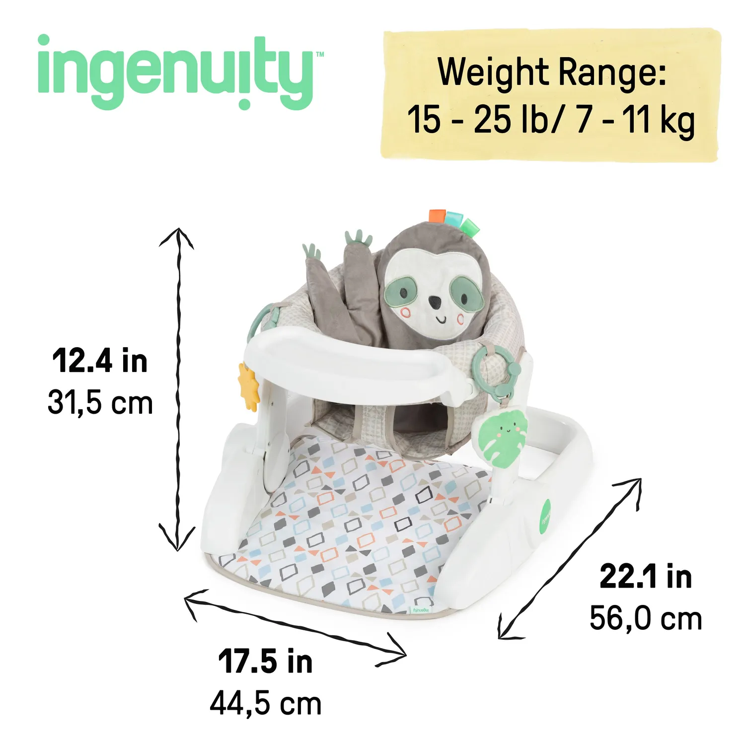 Ingenuity Prop Spot Learn-to-Sit Babysitz Loni