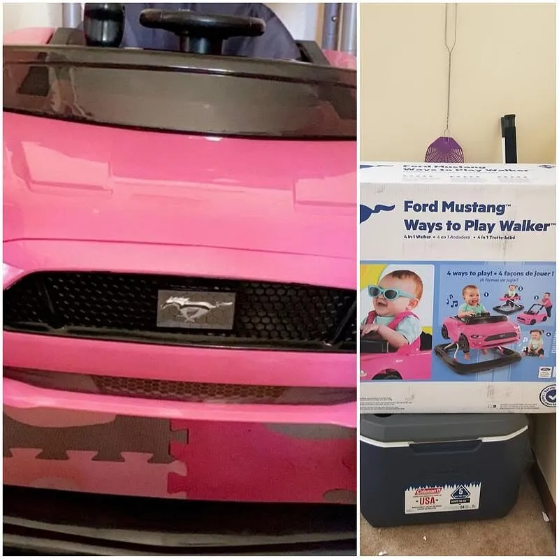 Bright Starts Ford Mustang 4-in-1 Lauflerner rosa Sound