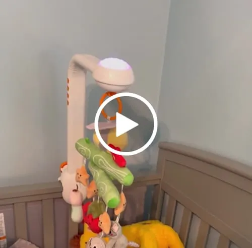 TUMAMA TM186 Baby-Mobile mit Licht und Musik Projektion