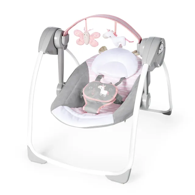 Ingenuity Comfort 2 Go Babyschaukel Flora Einhorn tragbar
