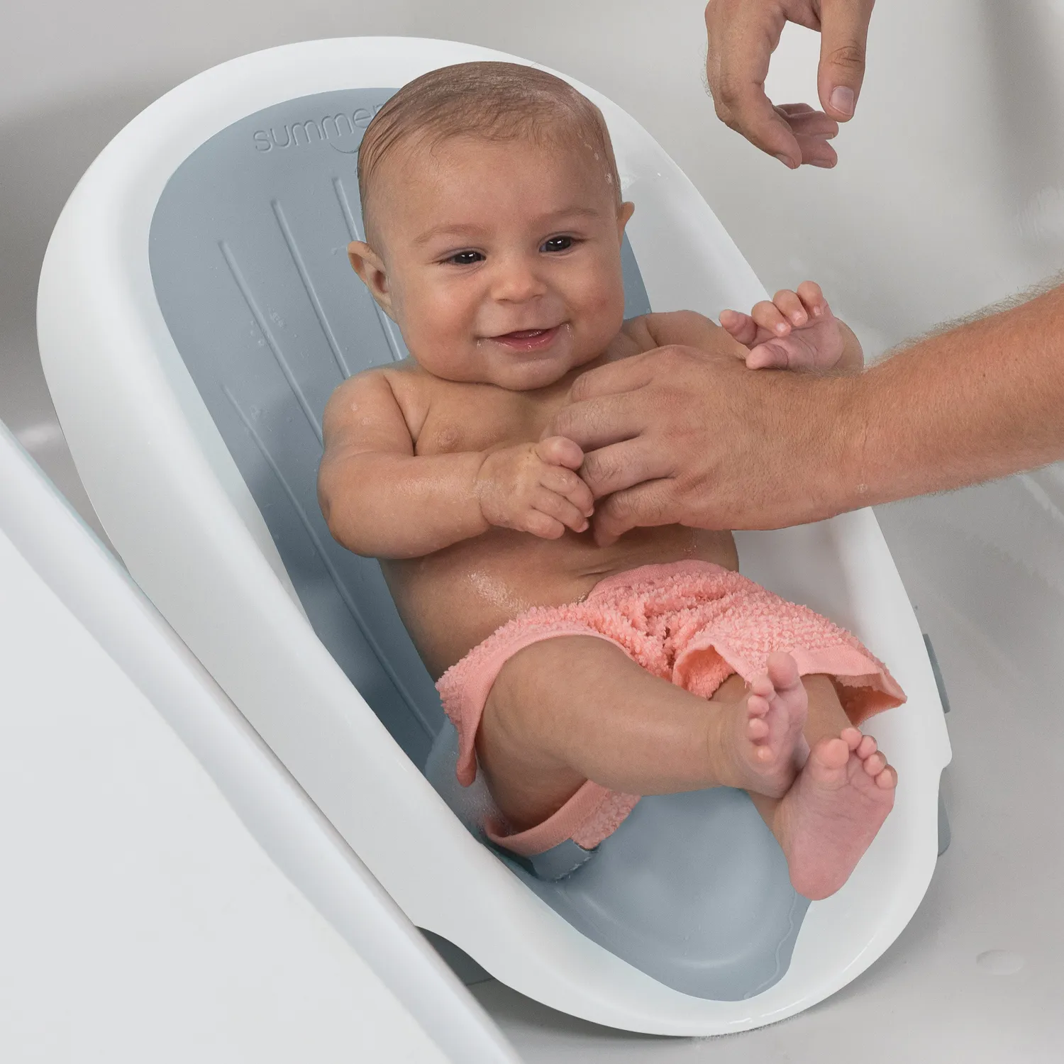 Summer Clean Rinse Baby Bade-Liege 3-Positionen waschbar