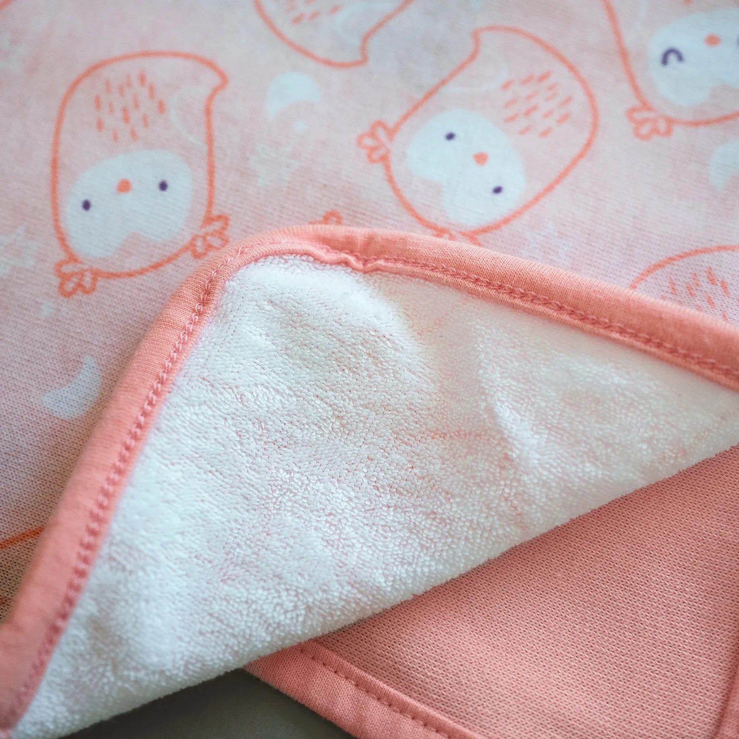 Ingenuity Clean Cuddly Waschlappen 6er Pink Owl Frottee