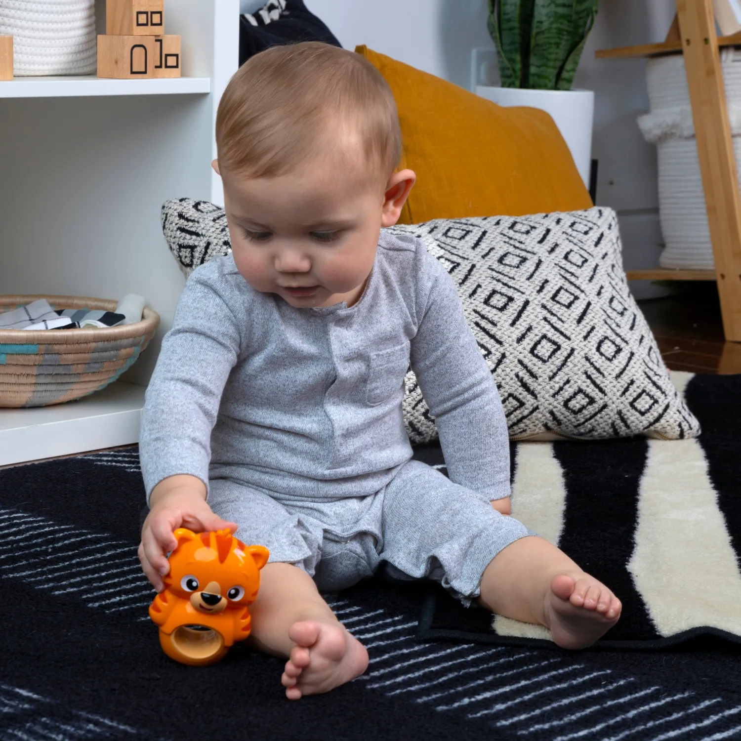Baby Einstein Teethe & Wobble Tiger Beissring Rassel